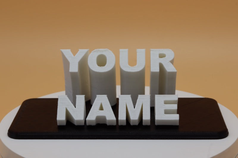 LOGO Custom Display Desktop Plate Customized to your logo 2024 and/or name 3D printed