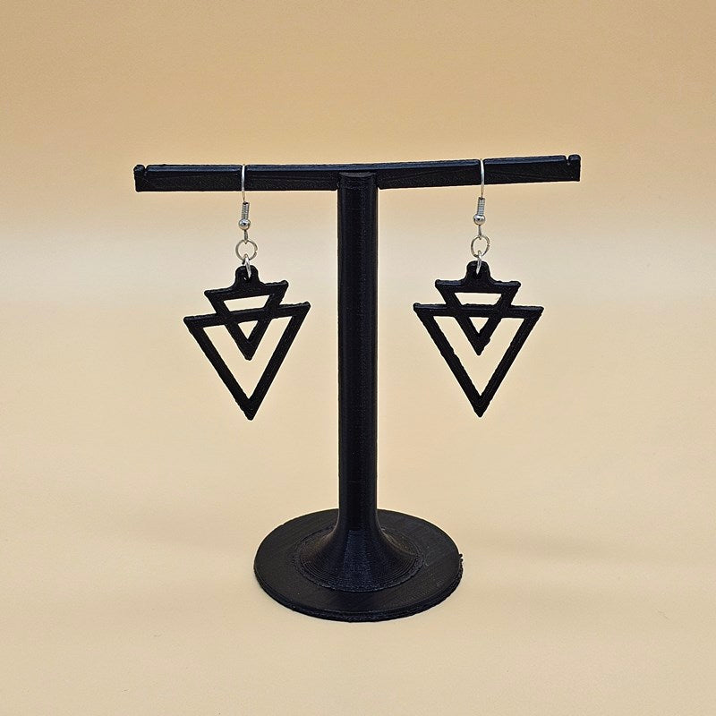 Double Triangle Earrings