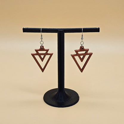 Pendientes "Double Triangle"