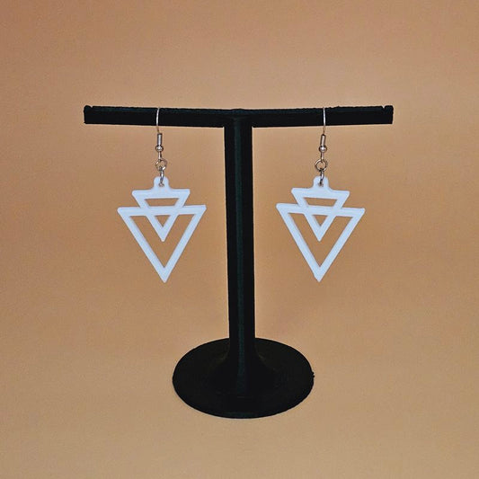 Pendientes "Double Triangle"