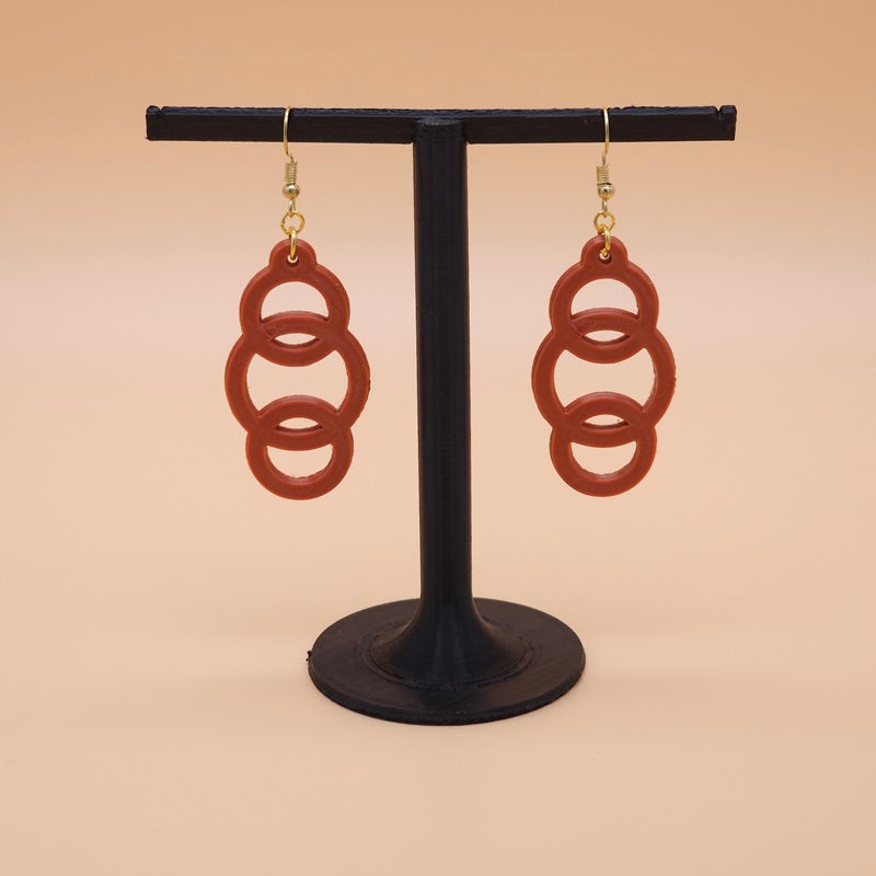 Pendientes "Criss Cross Circle"