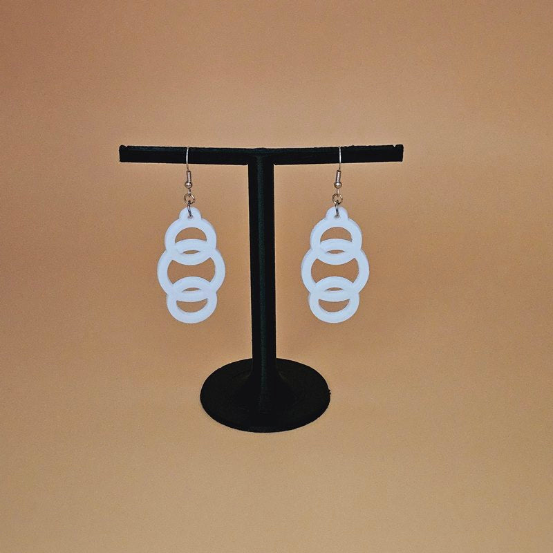 Criss Cross Circle Earrings