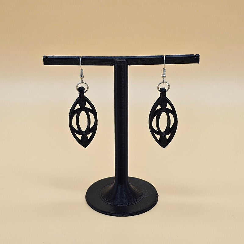 Eye Leaf Earrings