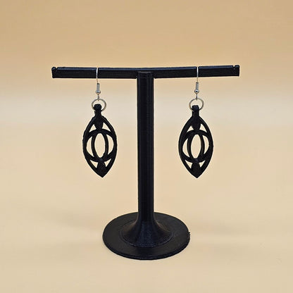 Eye Leaf Earrings