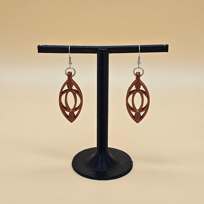 Eye Leaf Earrings