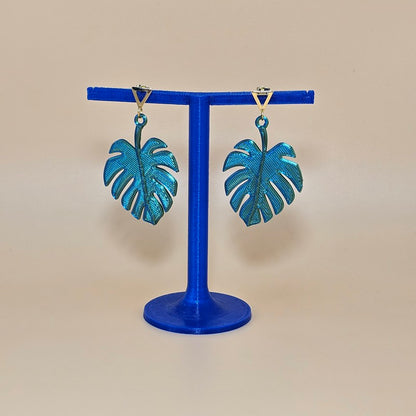 IU Monstera Leaf earrings